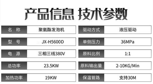 JX-H5600D液壓聚氨酯發(fā)泡機(jī)(圖2) JX-H5600D液壓聚氨酯發(fā)泡機(jī)(圖2)
